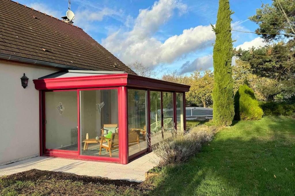 Gite 3 Etoiles Les Gourlines Avec Balneo, Veranda, Piscine Et Garage 아베르메스 외부 사진